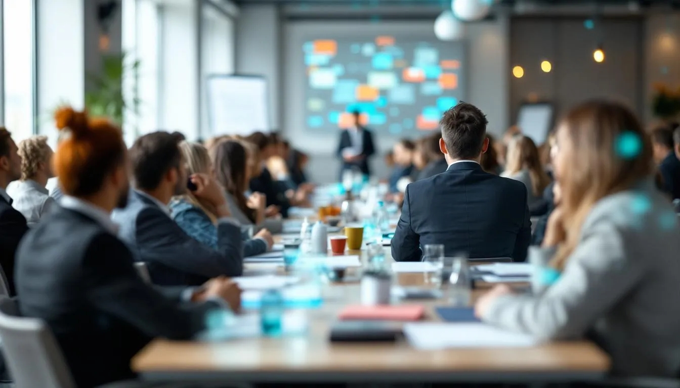 Business people in conference room